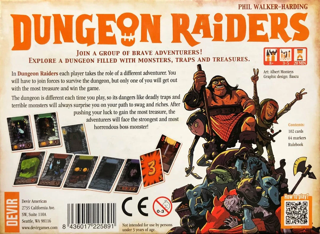 Brand new ⭐ Devir Dungeon Raiders ⭐ 2 Devir Dungeon Raiders