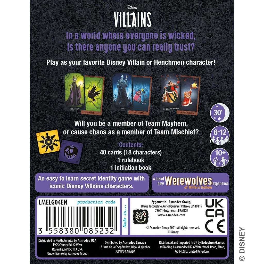 Flash Sale ✨ Asmodee Gathering Of The Wicked Disney Villains 🧨 2 Asmodee Gathering Of The Wicked Disney Villains