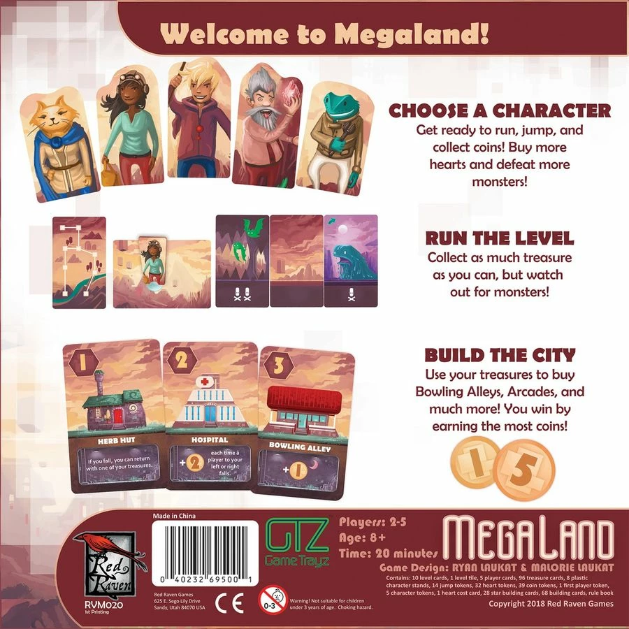 Wholesale β Red Raven Games Megaland Strategy Games π 2 Red Raven Games Megaland Strategy Games