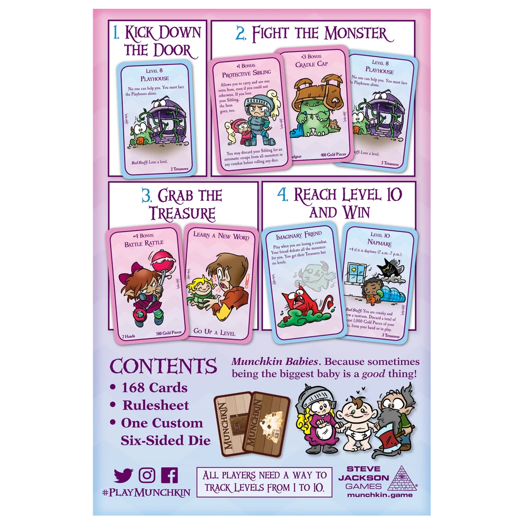 Cheap π Steve Jackson Games Card Games Munchkin Babies 𧨠2 Steve Jackson Games Card Games Munchkin Babies