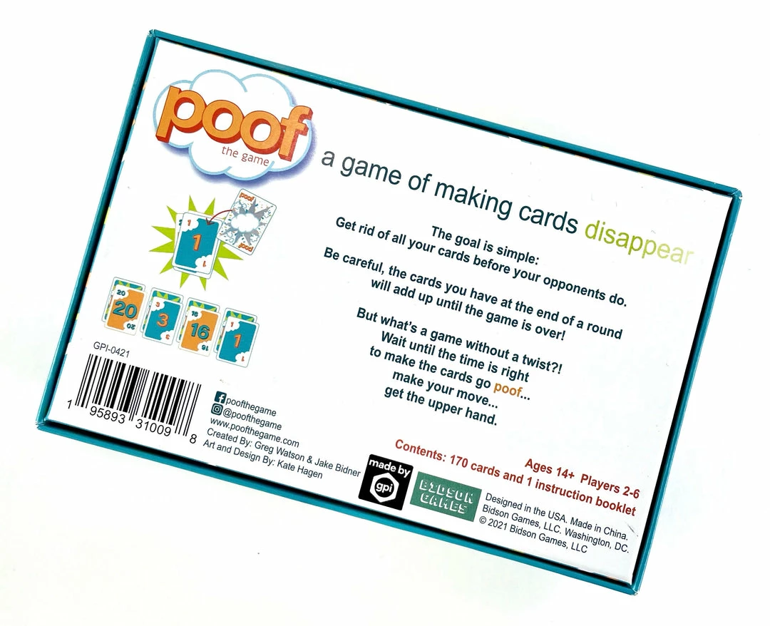 Hot Sale π Bidson Games Poof The Game Card Games βοΈ 3 Bidson Games Poof The Game Card Games