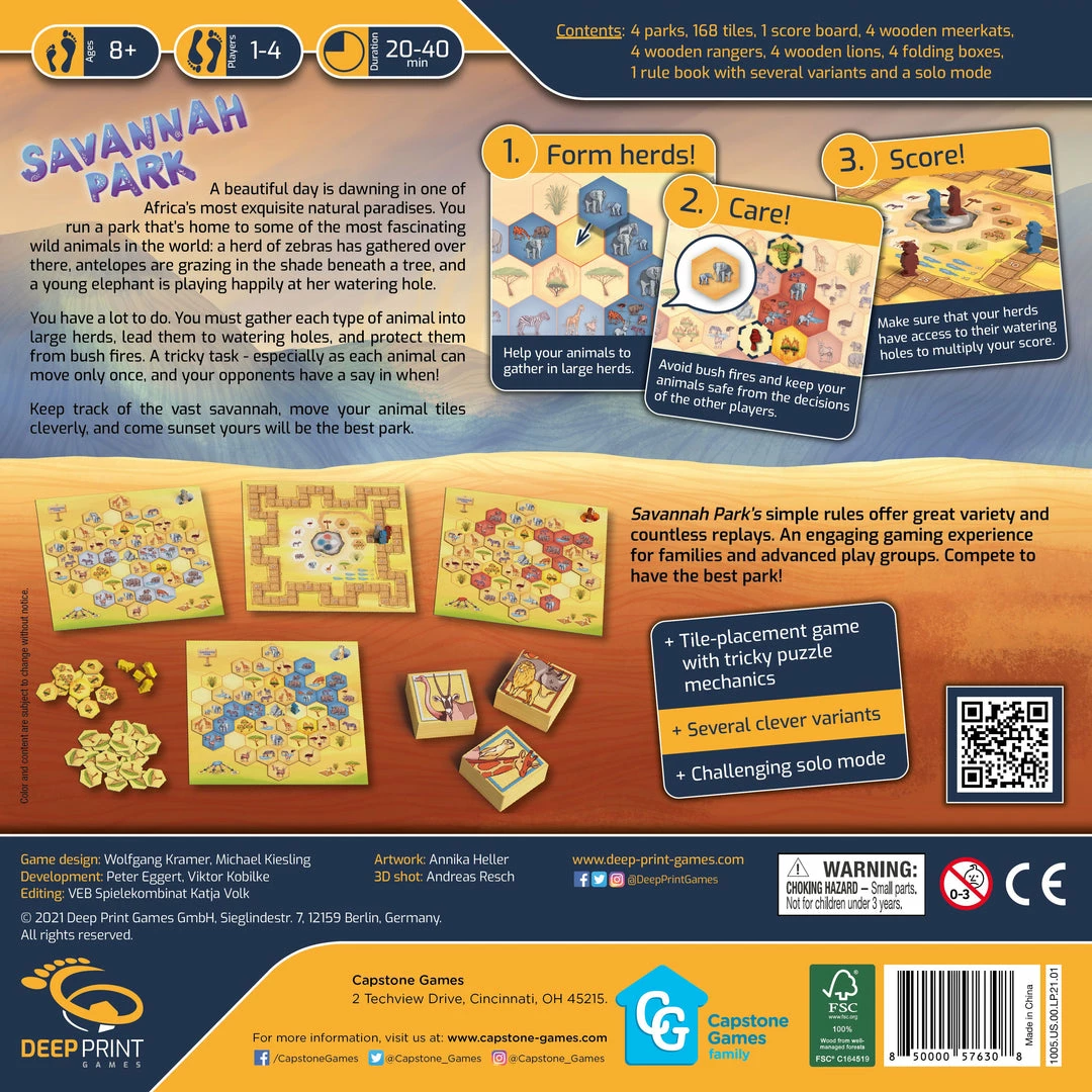 Best deal π Capstone Games Savannah Park Strategy Games π€© 2 Capstone Games Savannah Park Strategy Games