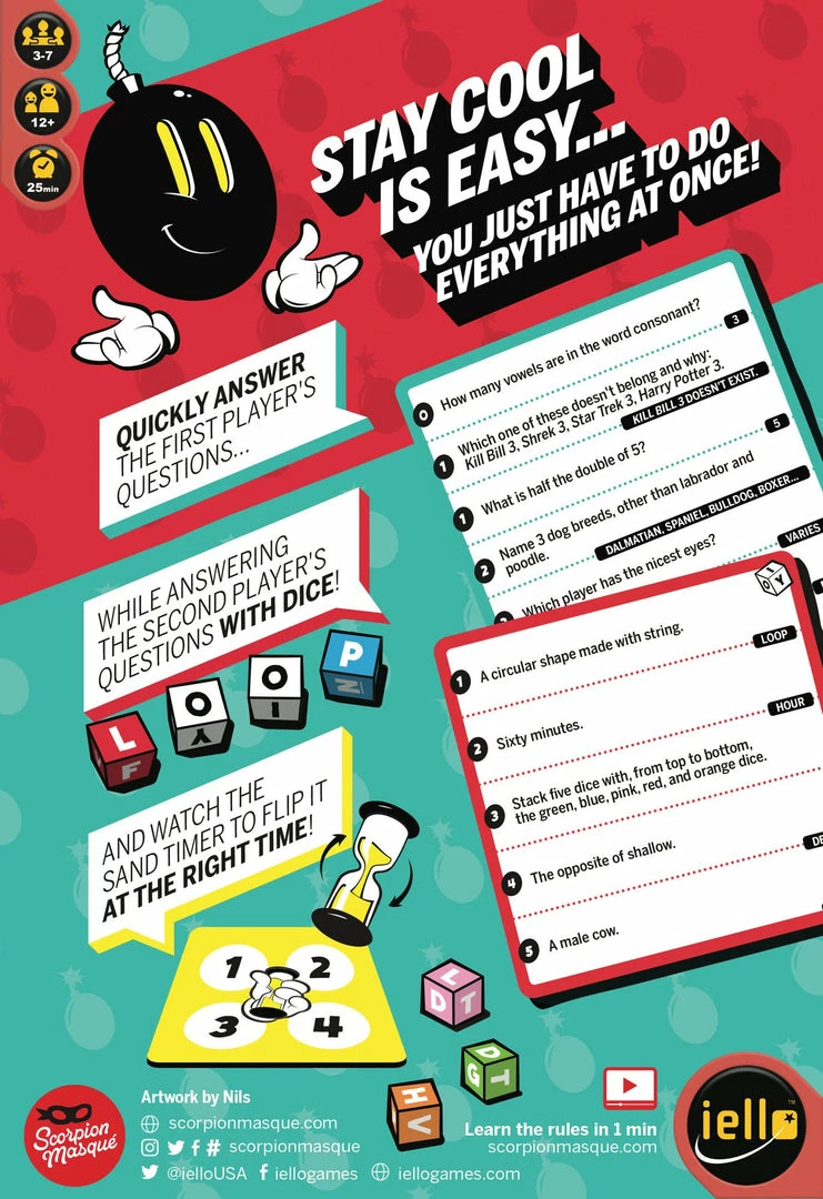 Promo π₯ IELLO Stay Cool Party Games π 3 IELLO Stay Cool Party Games