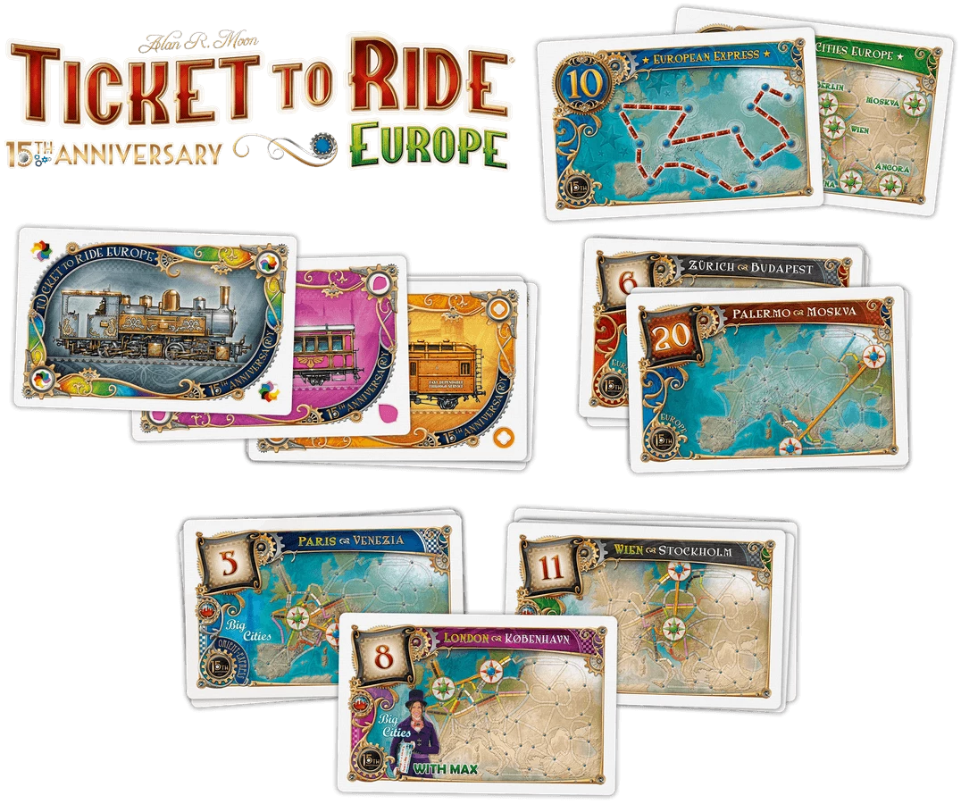 Coupon ๐ Days Of Wonder Ticket To Ride Europe 15th Anniversary โ 5 Days Of Wonder Ticket To Ride Europe 15th Anniversary