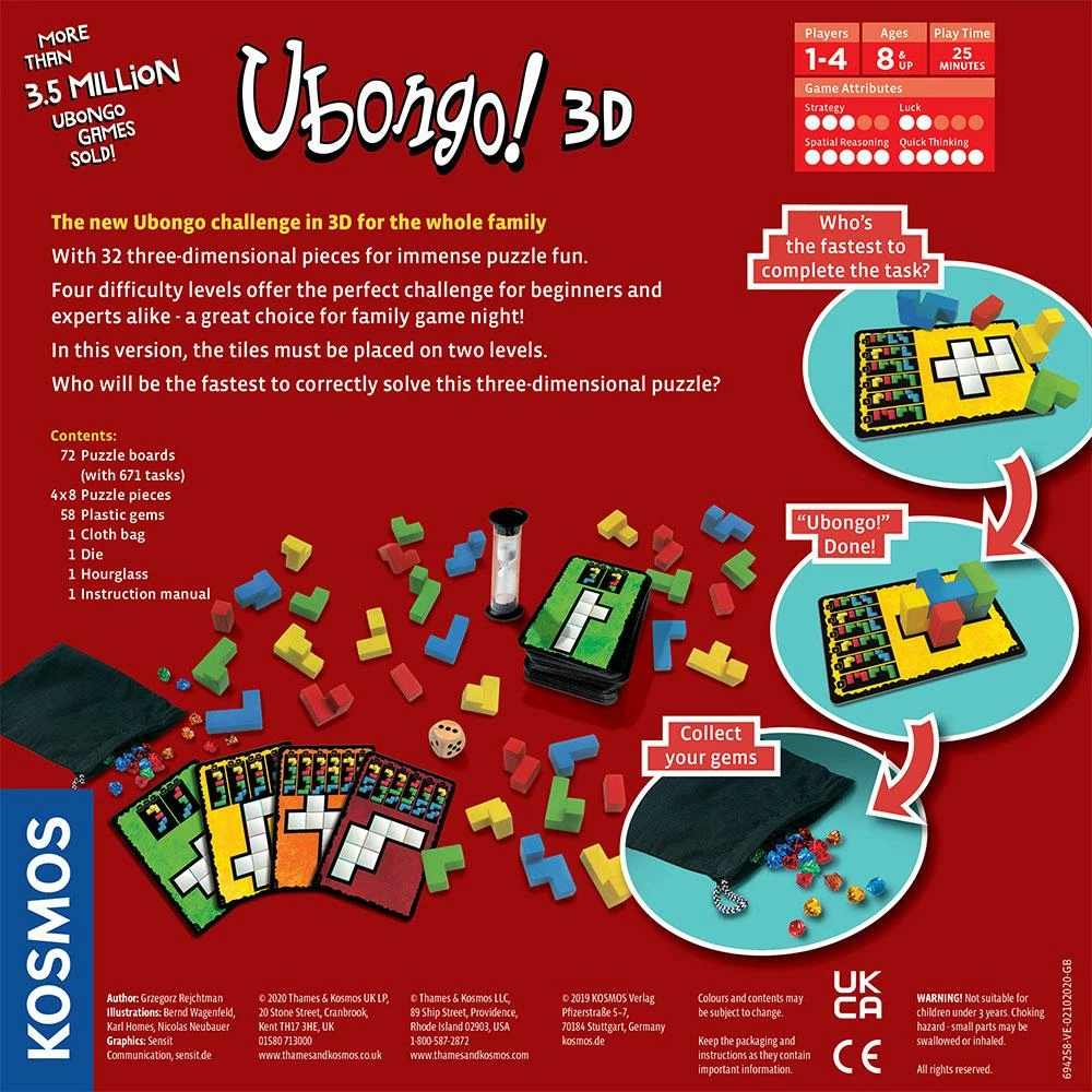 New π KOSMOS Ubongo 3D π 2 KOSMOS Ubongo 3D