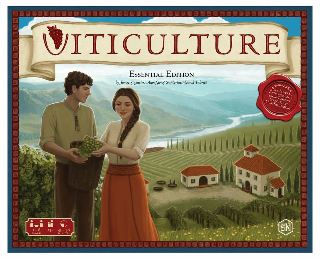 Outlet π Stonemaier Games Viticulture Essential Edition Strategy Games β€οΈ 1 Stonemaier Games Viticulture Essential Edition Strategy Games