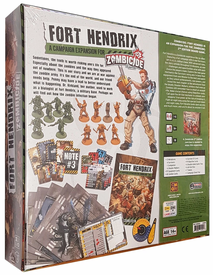 Budget π― CMON Zombicide 2nd Edition Fort Hendrix Strategy Games π 2 CMON Zombicide 2nd Edition Fort Hendrix Strategy Games